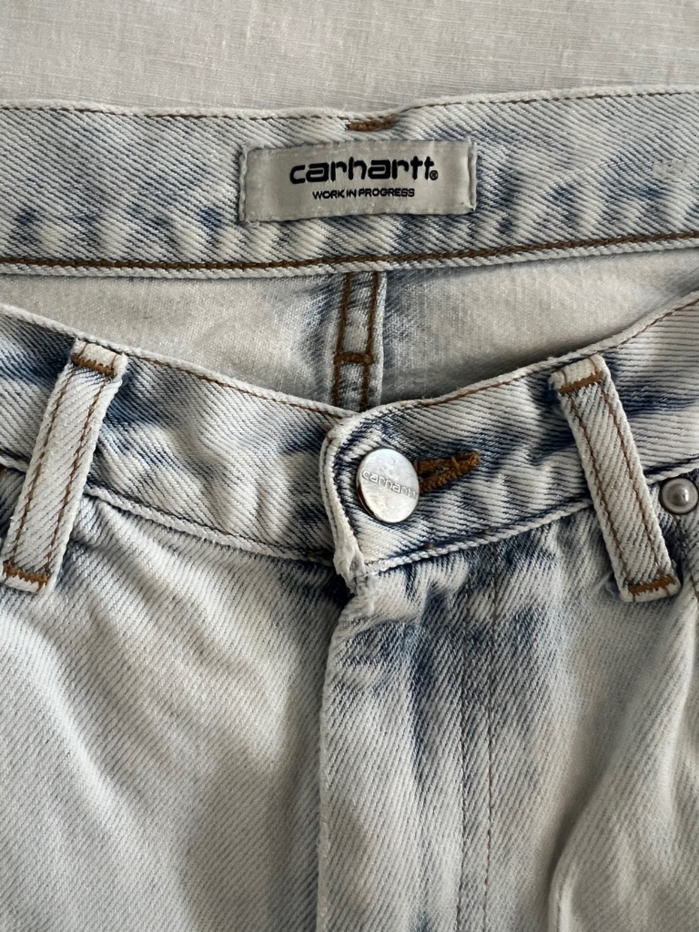 Carhartt WIP Jeans Page Carrot Ankle Pant | Blue (sun washed) - Women